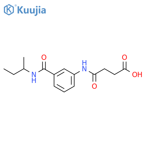 4-{4-(sec-Butylamino)carbonylanilino}-4-oxobutanoicacid structure