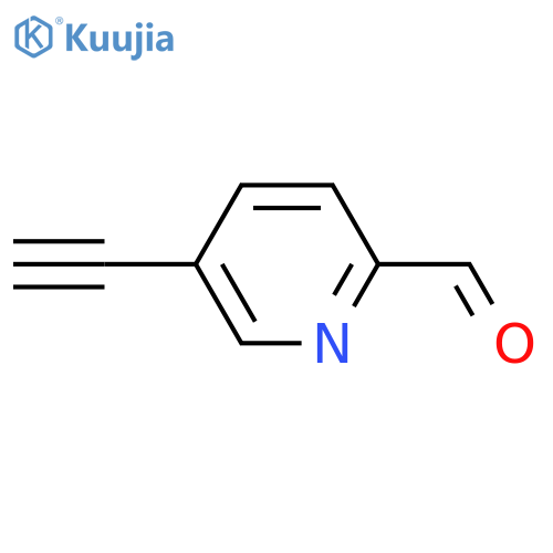 5-ethynylpyridine-2-carbaldehyde structure