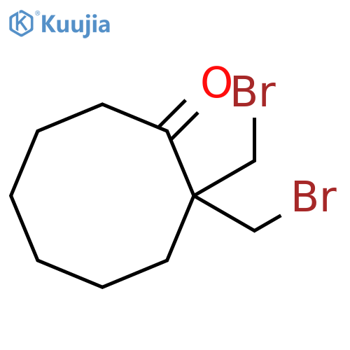 2,2-Bis(bromomethyl)cyclooctanone structure