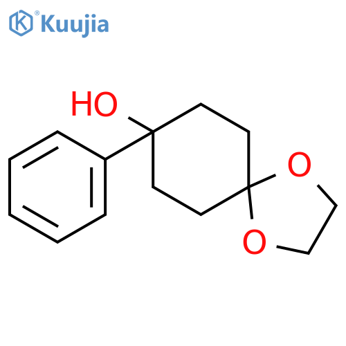 8-Phenyl-1,4-dioxaspiro[4.5]decan-8-ol structure