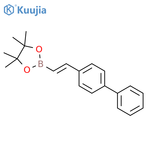 1,3,2-Dioxaborolane, 2-[(1E)-2-[1,1-biphenyl]-4-ylethenyl]-4,4,5,5-tetramethyl- structure