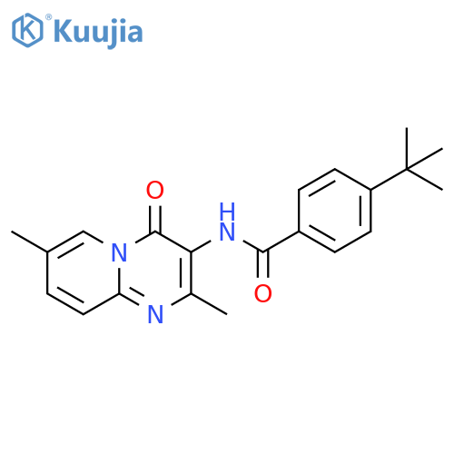 4-tert-butyl-N-{2,7-dimethyl-4-oxo-4H-pyrido1,2-apyrimidin-3-yl}benzamide structure
