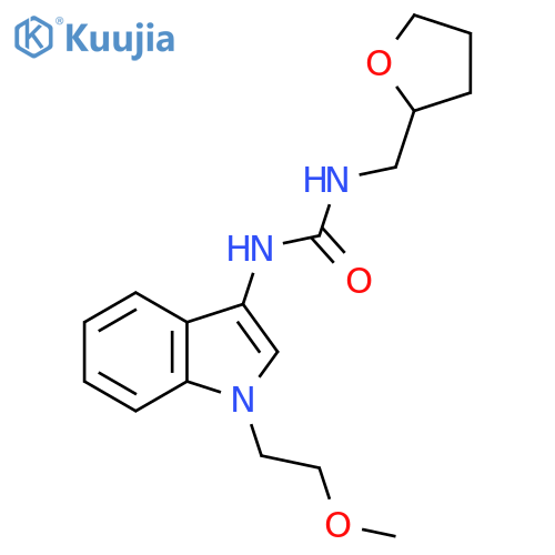 3-1-(2-methoxyethyl)-1H-indol-3-yl-1-(oxolan-2-yl)methylurea structure