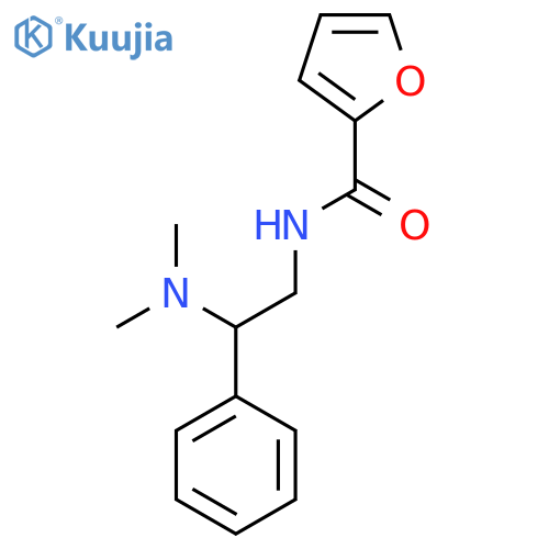 N-2-(dimethylamino)-2-phenylethylfuran-2-carboxamide structure