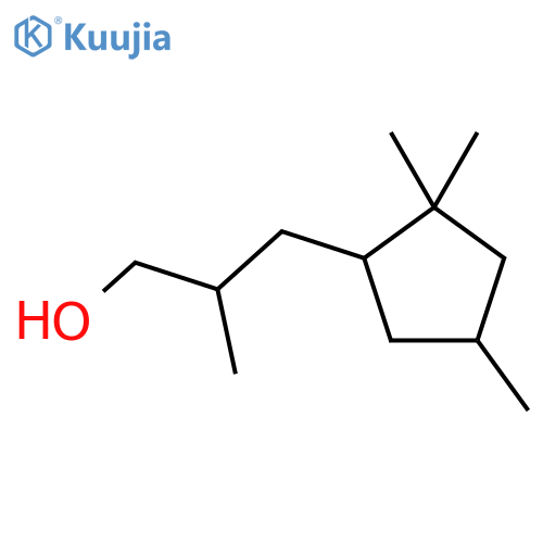Cyclopentanepropanol, b,2,2,4-tetramethyl- structure