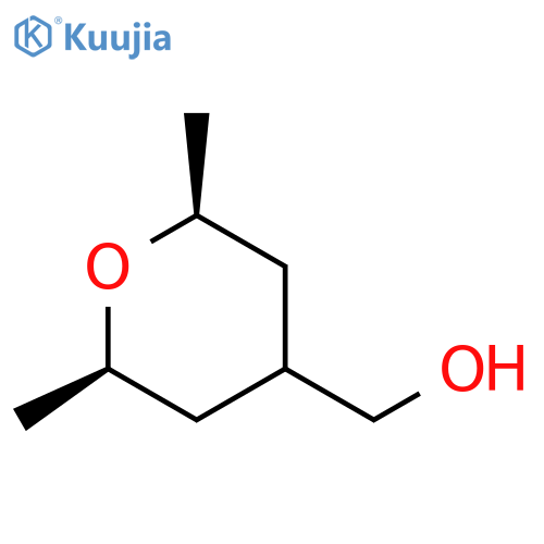 [rac-(2R,4r,6S)-2,6-dimethyloxan-4-yl]methanol structure