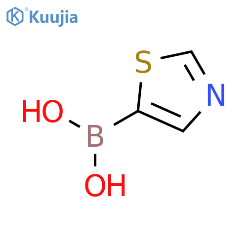 (1,3-thiazol-5-yl)boronic acid structure