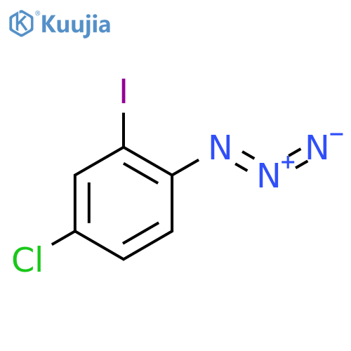 1-azido-4-chloro-2-iodobenzene structure