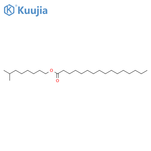 Hexadecanoic acid, isononyl ester(9CI) structure