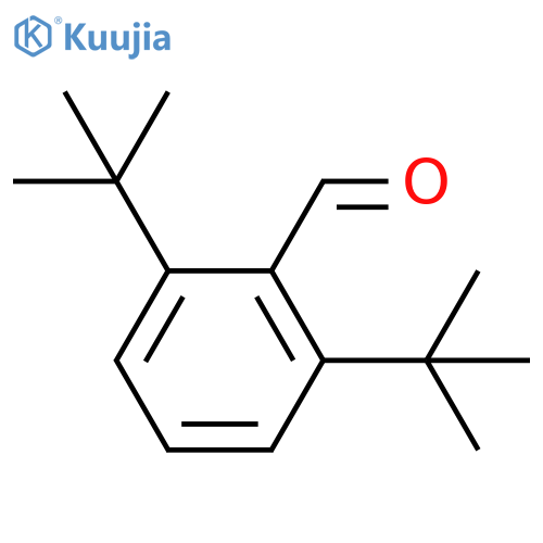 Benzaldehyde, 2,6-bis(1,1-dimethylethyl)- structure