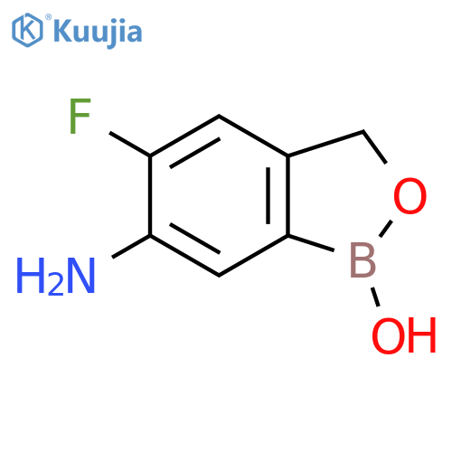 6-Amino-5-fluorobenzo[c][1,2]oxaborol-1(3H)-ol structure