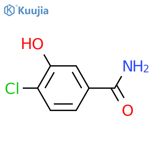 4-Chloro-3-hydroxybenzamide structure