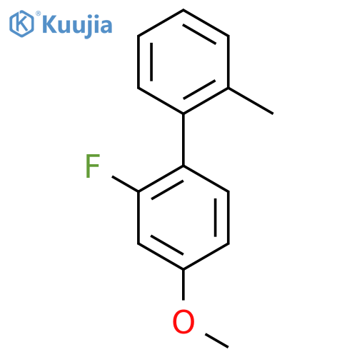 2-fluoro-4-methoxy-1-(2-methylphenyl)benzene structure