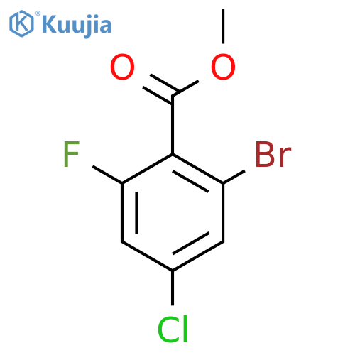 Methyl 2-bromo-4-chloro-6-fluorobenzoate structure