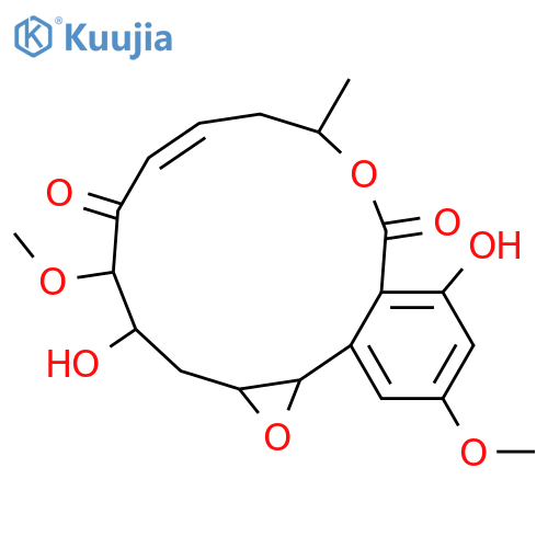 7-Oxozeaenol; 11S,12R-Epoxide, 8-Me ether structure