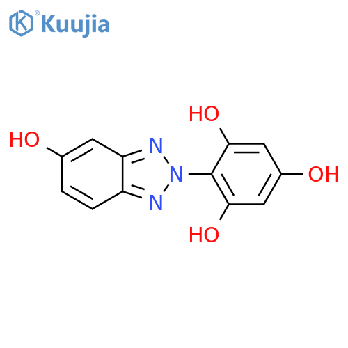 1,3,5-Benzenetriol, 2-(5-hydroxy-2H-benzotriazol-2-yl)- structure