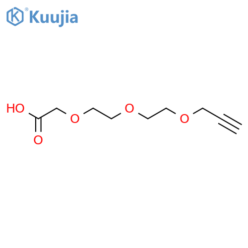 Propargyl-PEG2-CH2COOH structure