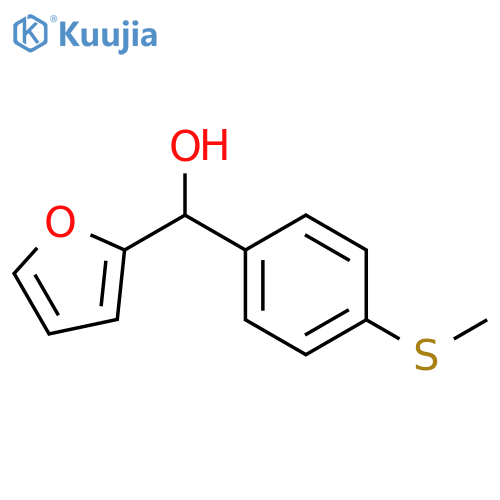 furan-2-yl-(4-methylsulfanylphenyl)methanol structure