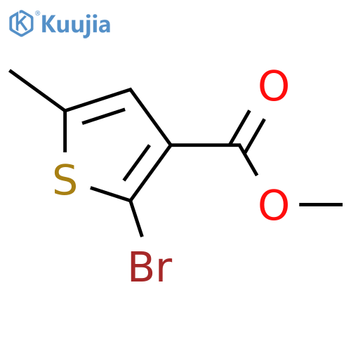 Methyl 2-Bromo-5-methylthiophene-3-carboxylate structure