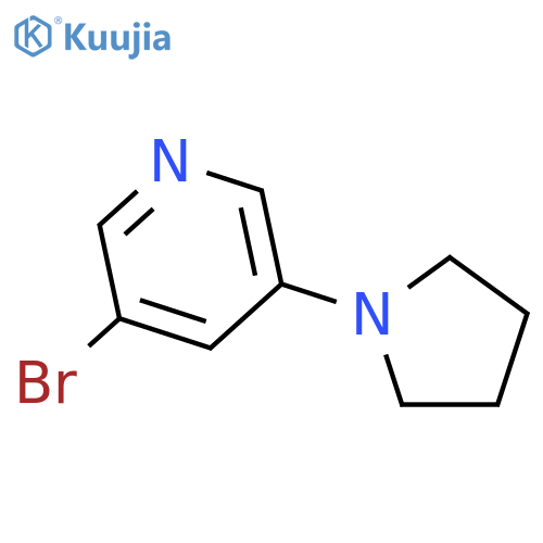 3-Bromo-5-(pyrrolidin-1-yl)pyridine structure