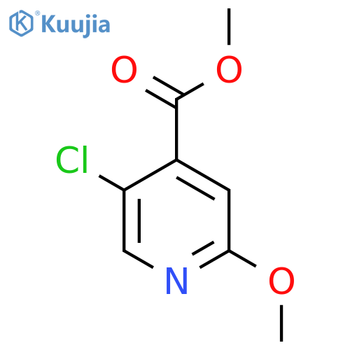Methyl 5-chloro-2-methoxypyridine-4-carboxylate structure