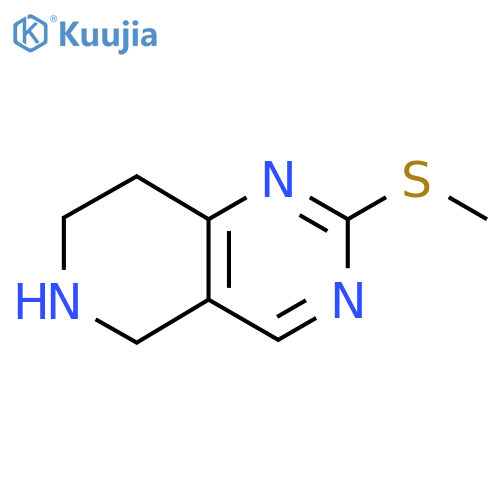 2-(Methylthio)-5,6,7,8-tetrahydropyrido[4,3-D]pyrimidine structure