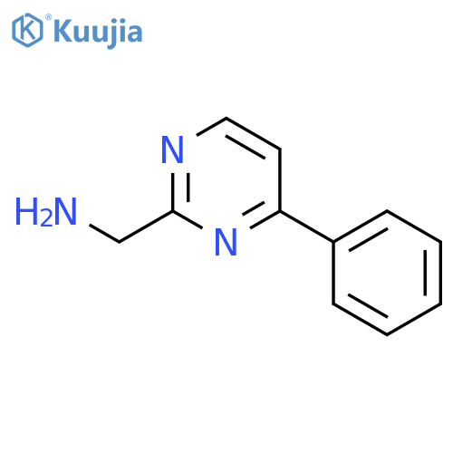 (4-Phenylpyrimidin-2-yl)methanamine structure