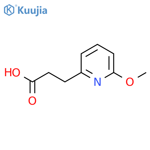 3-(6-Methoxypyridin-2-Yl)Propanoic Acid structure
