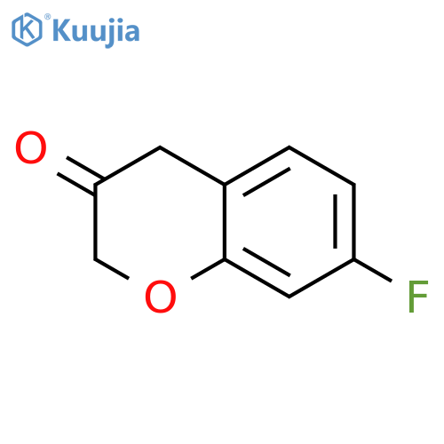 7-Fluoro-3-Chromanone structure