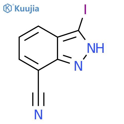 3-Iodo-1H-indazole-7-carbonitrile structure