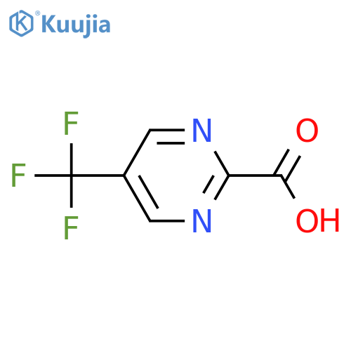 5-(trifluoromethyl)pyrimidine-2-carboxylic acid structure