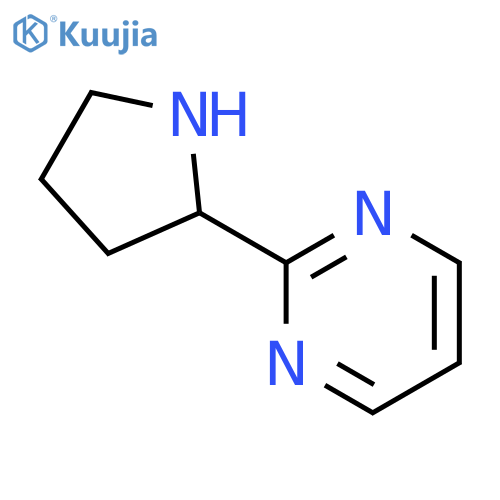 2-(pyrrolidin-2-yl)pyrimidine structure