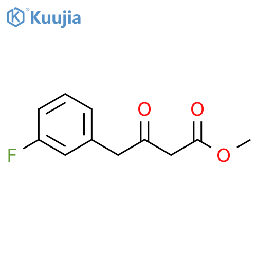 4-(3-FLUORO-PHENYL)-3-OXO-BUTYRIC ACID METHYL ESTER structure