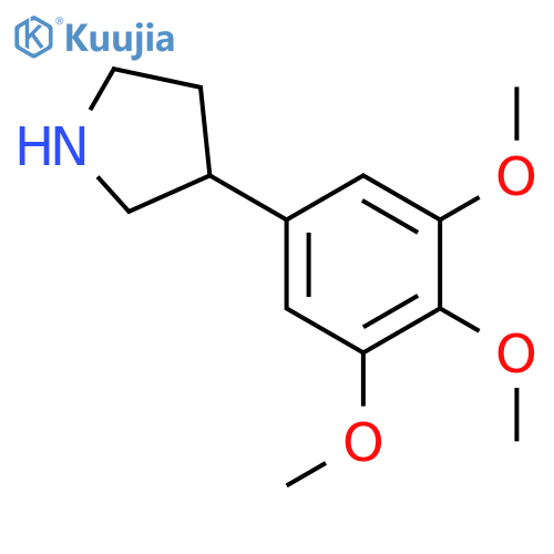 3-(3,4,5-trimethoxyphenyl)pyrrolidine structure