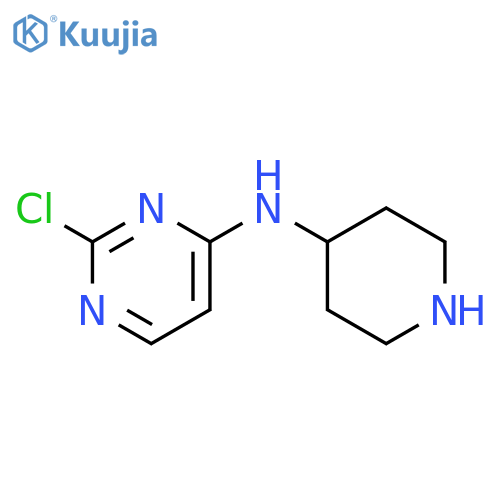 2-chloro-N-(piperidin-4-yl)pyrimidin-4-amine structure