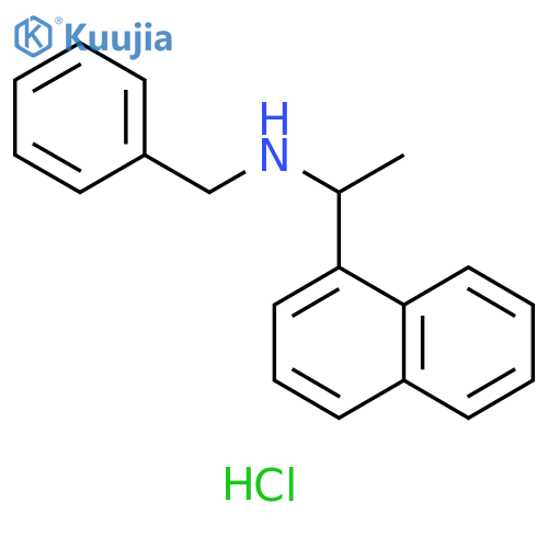 N-BENZYL-1-(1-NAPHTHYL)ETHYLAMINE HYDROCHLORIDE structure