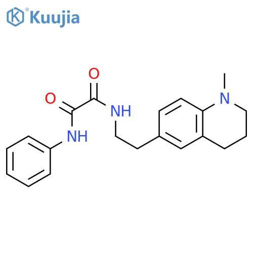 N-2-(1-methyl-1,2,3,4-tetrahydroquinolin-6-yl)ethyl-N'-phenylethanediamide structure
