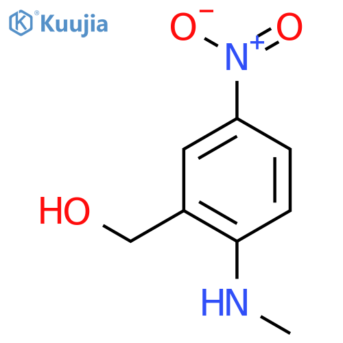 [2-(Methylamino)-5-nitrophenyl]methanol structure