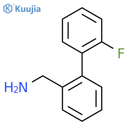 (2'-Fluoro1,1'-biphenyl-2-yl)methanamine structure