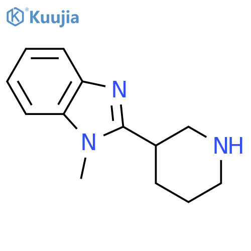 1-methyl-2-piperidin-3-yl-1H-benzimidazole Dihydrochloride structure
