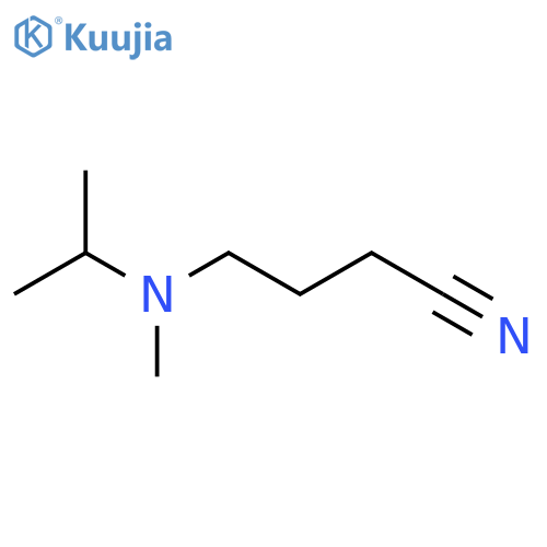 Butanenitrile, 4-[methyl(1-methylethyl)amino]- structure