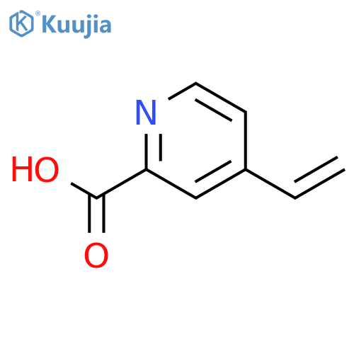 2-Pyridinecarboxylicacid, 4-ethenyl- structure