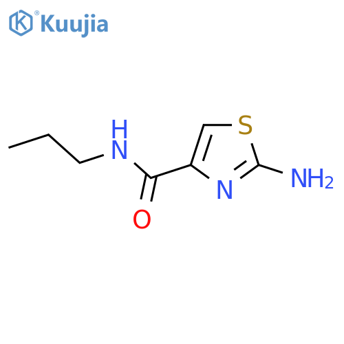 2-Amino-N-propyl-1,3-thiazole-4-carboxamide structure