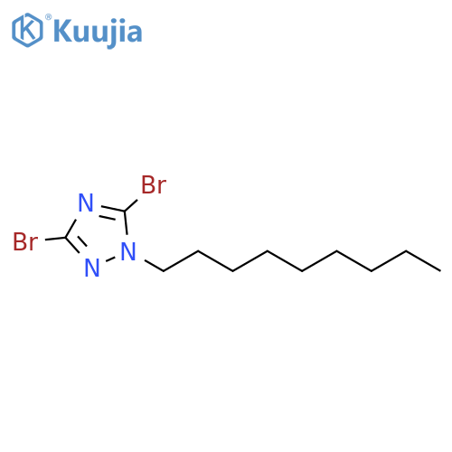 3,5-dibromo-1-nonyl-1,2,4-triazole structure