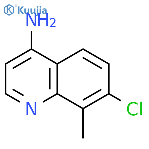 4-Amino-7-chloro-8-methylquinoline structure