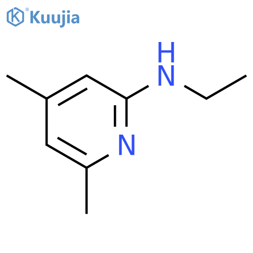 N-ethyl-4,6-dimethylpyridin-2-amine structure