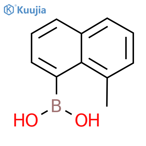 1-Methylnaphthalene-8-boronic acid structure