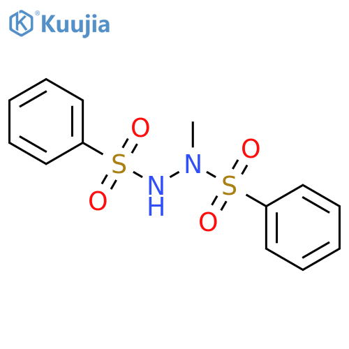 Benzenesulfonic acid, 1-methyl-2-(phenylsulfonyl)hydrazide structure
