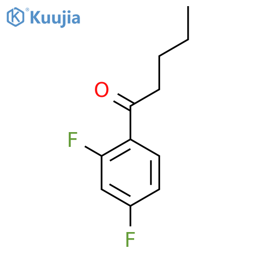 1-(2,4-DIFLUOROPHENYL)PENTAN-1-ONE structure