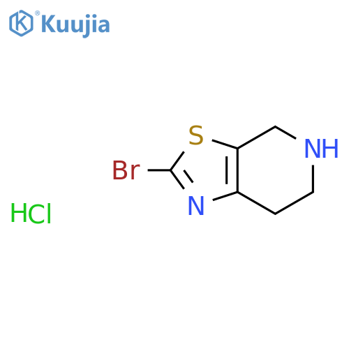 2-bromo-4H,5H,6H,7H-[1,3]thiazolo[5,4-c]pyridine hydrochloride structure